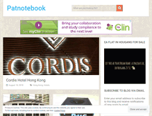Tablet Screenshot of patnotebook.com